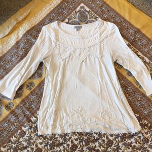White Lucky Brand top